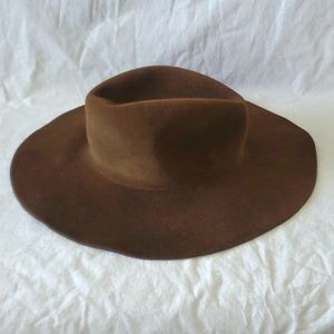 Vintage Brown Oversize Hat